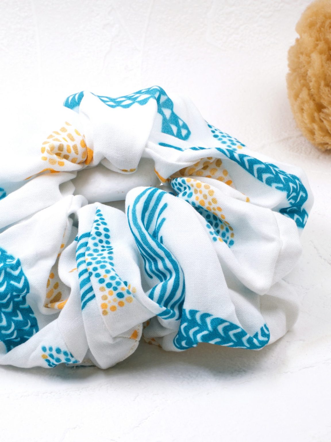 Luxurious Oversized Little Fish Scrunchie by KOKKOSAMMOU